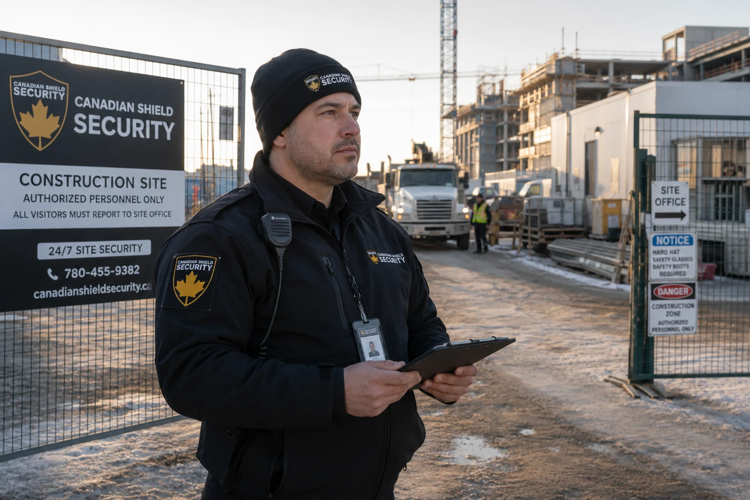 Construction and industrial site security