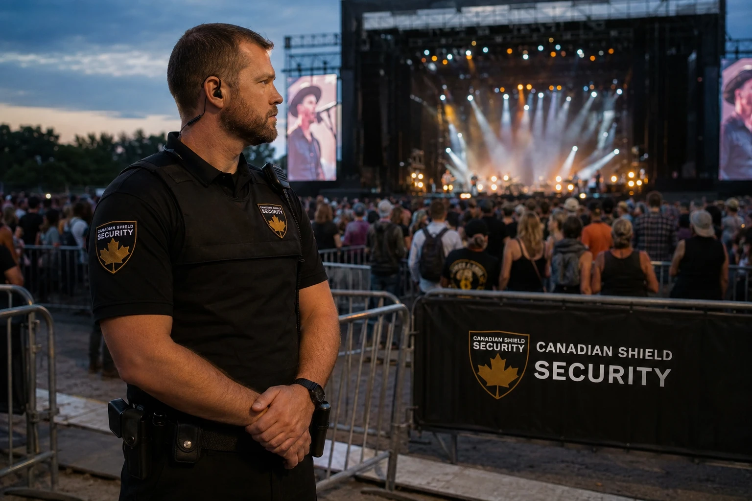 Professional event security and crowd control