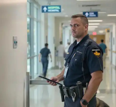 Healthcare facility security guards in Edmonton
