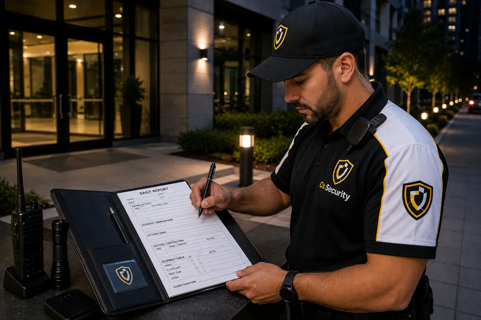 Security Guard Daily Report Guide | Complete Edmonton Rules