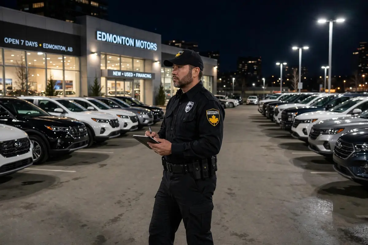 Car Dealership Security Edmonton: 7 Proven Lot Defenses
